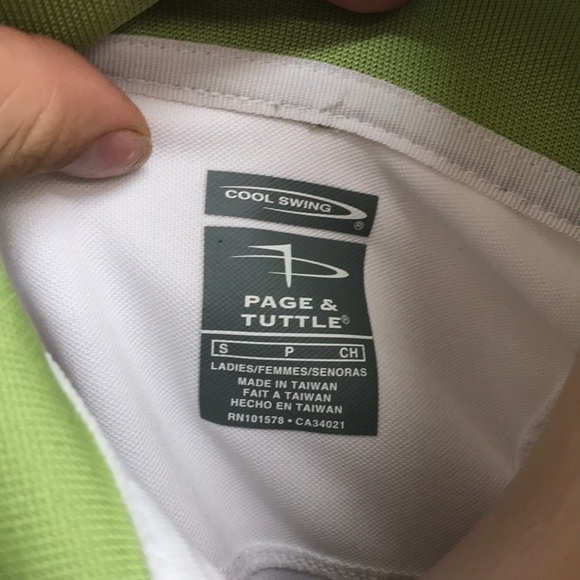 Page and Tuttle Sleeveless Shirt Size Small - Picture 3 of 4